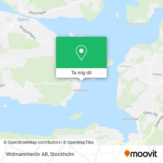 Widmaninteriör AB karta