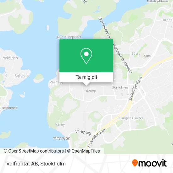 Välfrontat AB karta