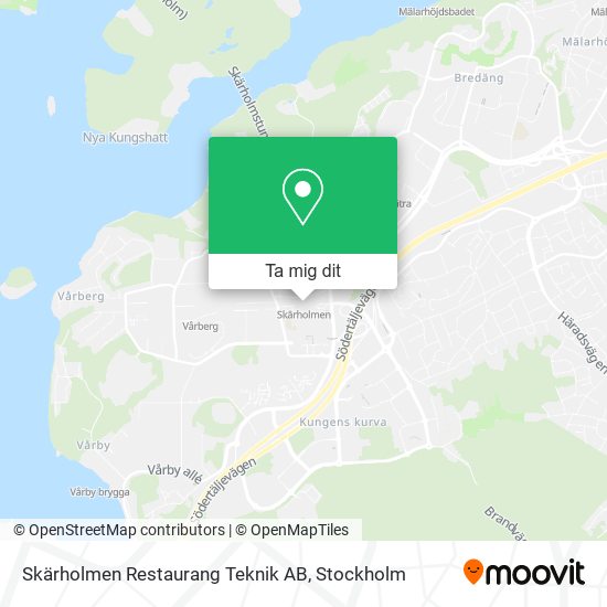 Skärholmen Restaurang Teknik AB karta