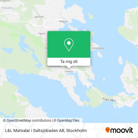 L&L Matsalar i Saltsjöbaden AB karta