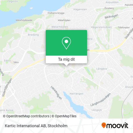 Kertic International AB karta