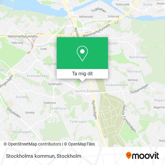 Stockholms kommun karta