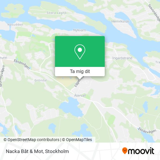 Nacka Båt & Mot karta