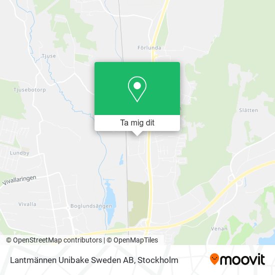 Lantmännen Unibake Sweden AB karta