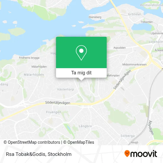 Rsa Tobak&Godis karta