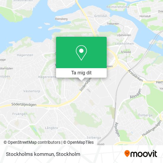 Stockholms kommun karta