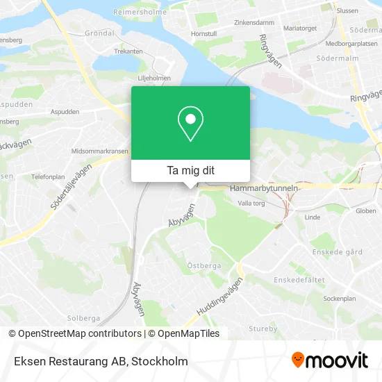 Eksen Restaurang AB karta