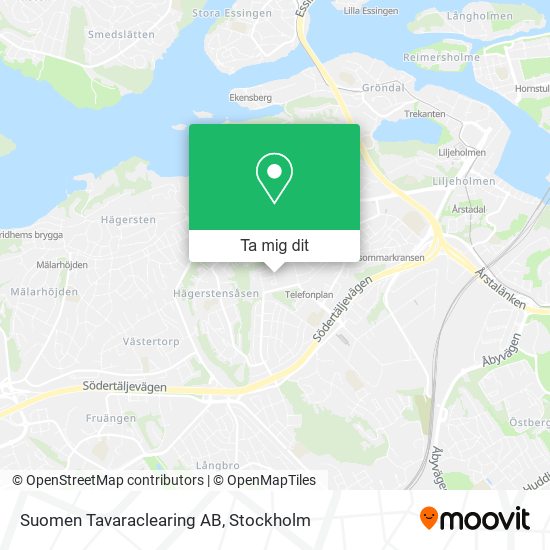 Suomen Tavaraclearing AB karta