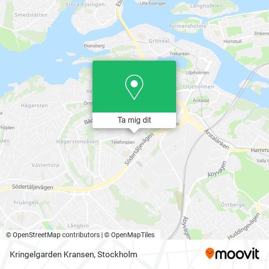 Kringelgarden Kransen karta