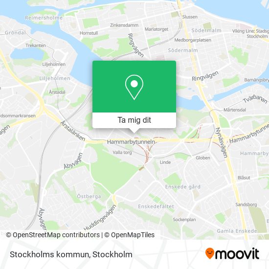 Stockholms kommun karta