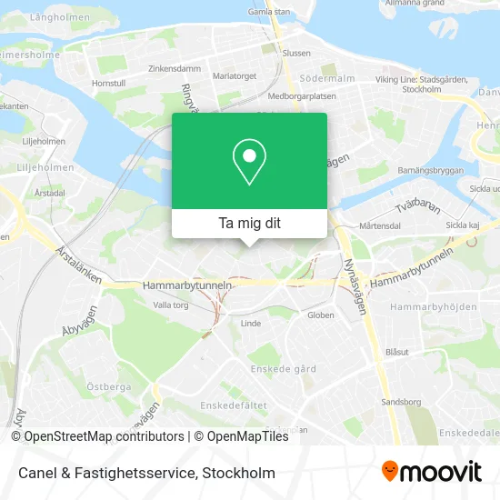 Canel & Fastighetsservice karta