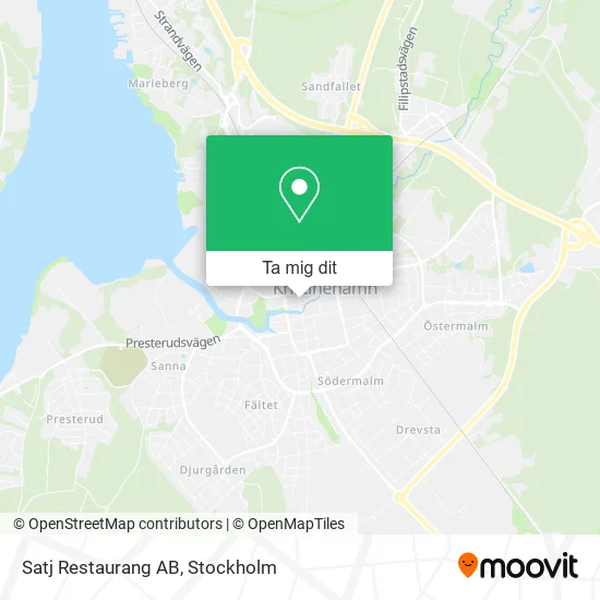 Satj Restaurang AB karta