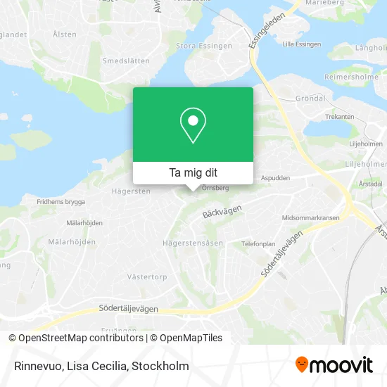 Rinnevuo, Lisa Cecilia karta