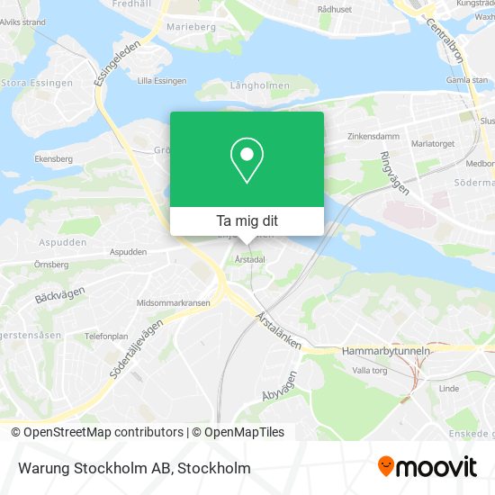 Warung Stockholm AB karta