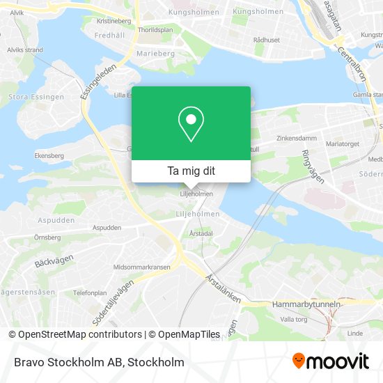 Bravo Stockholm AB karta