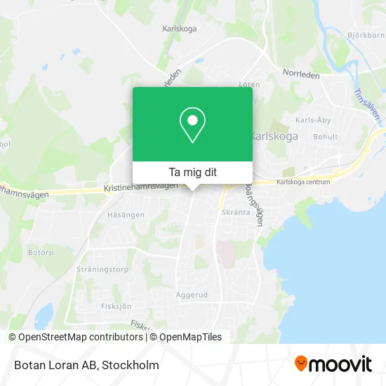 Botan Loran AB karta