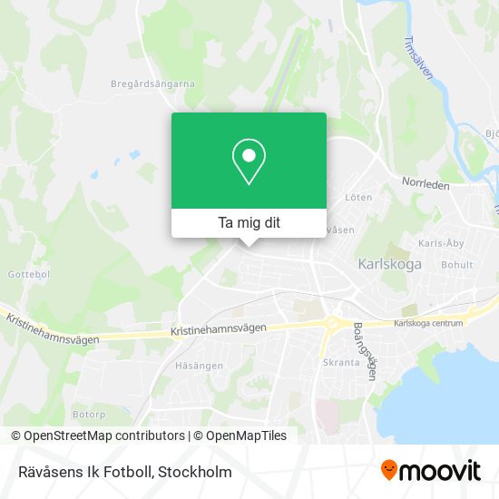 Rävåsens Ik Fotboll karta
