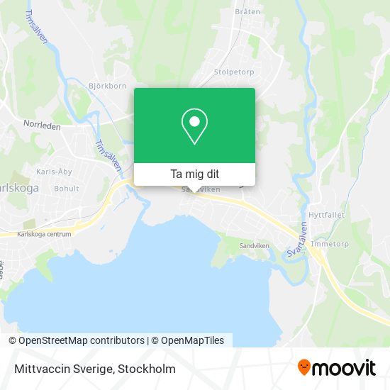 Mittvaccin Sverige karta