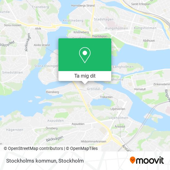 Stockholms kommun karta