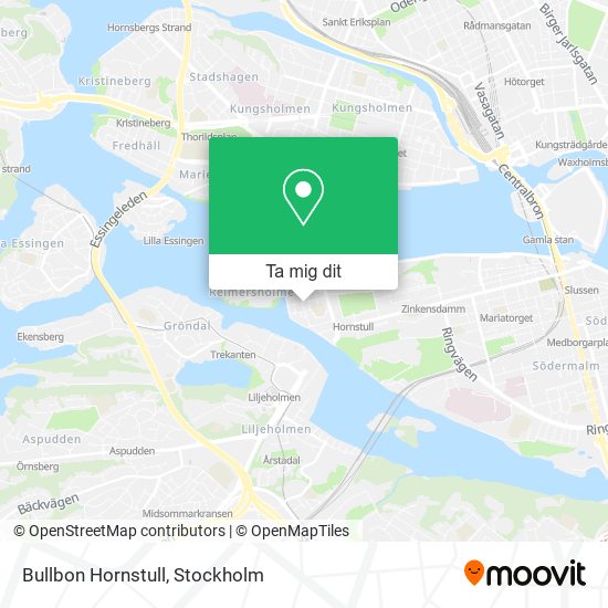 Bullbon Hornstull karta