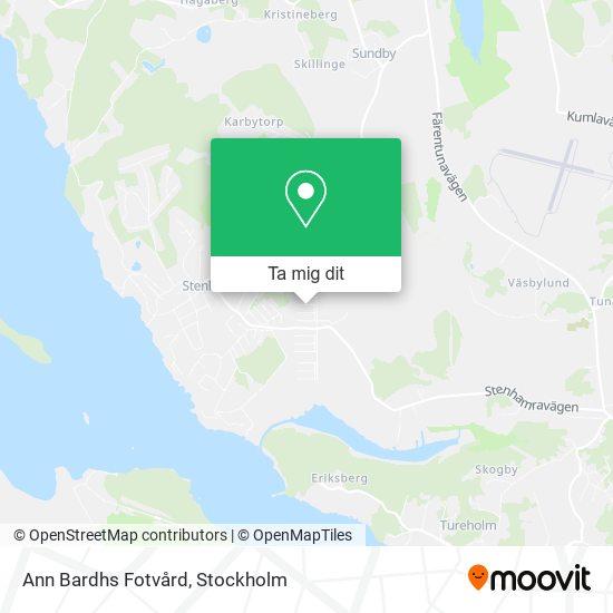 Ann Bardhs Fotvård karta
