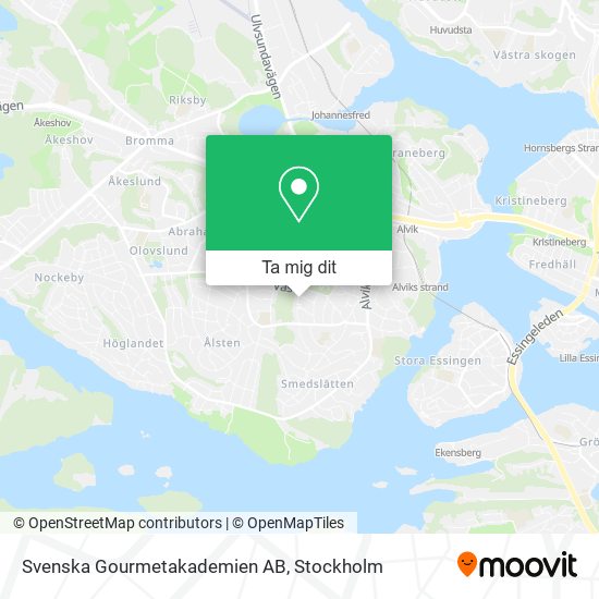 Svenska Gourmetakademien AB karta