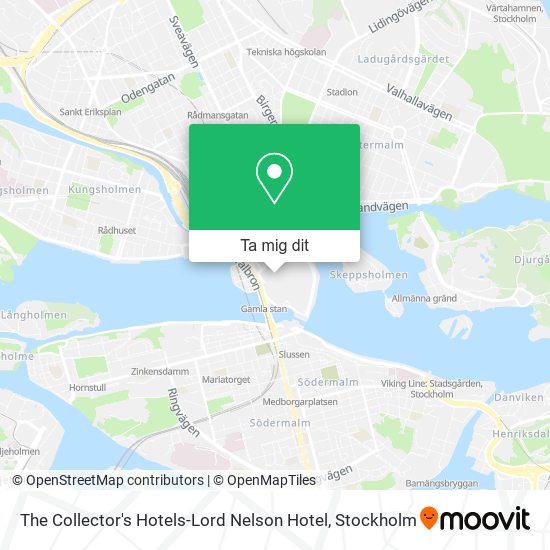 The Collector's Hotels-Lord Nelson Hotel karta