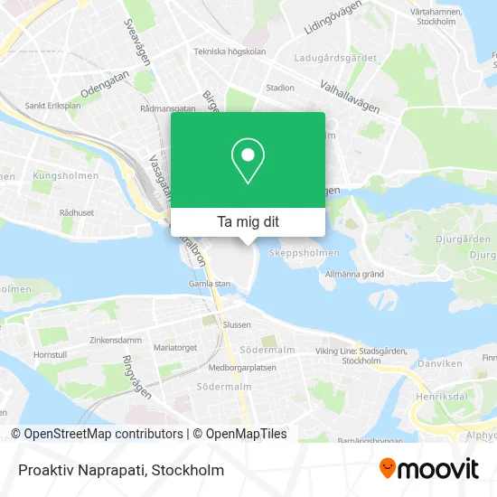 Proaktiv Naprapati karta