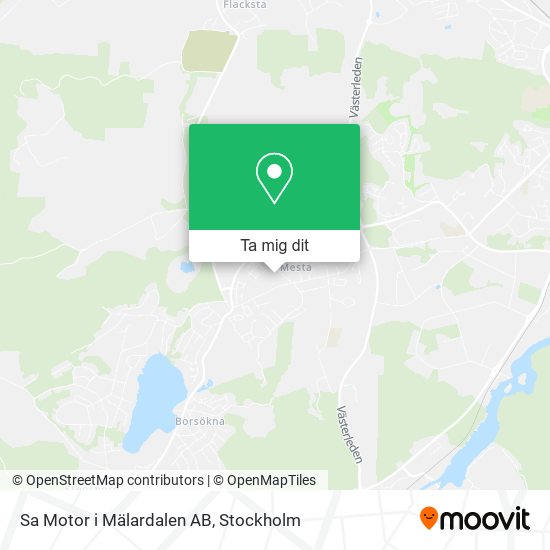 Sa Motor i Mälardalen AB karta