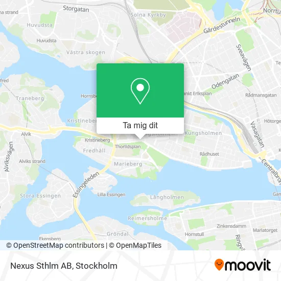 Nexus Sthlm AB karta