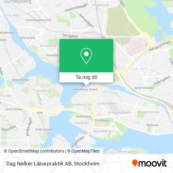 Dag Nelker Läkarpraktik AB karta
