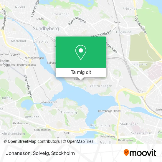 Johansson, Solveig karta