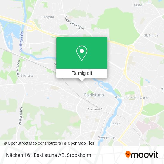 Näcken 16 i Eskilstuna AB karta