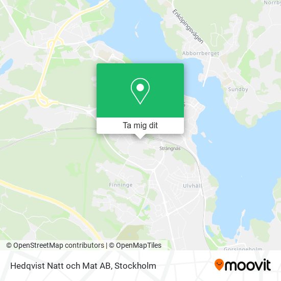 Hedqvist Natt och Mat AB karta