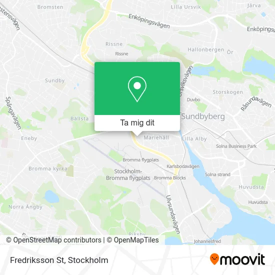 Fredriksson St karta