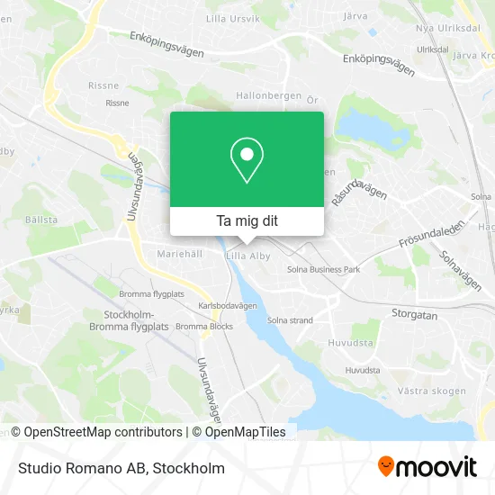 Studio Romano AB karta