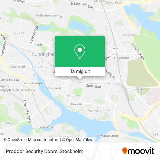 Prodoor Security Doors karta