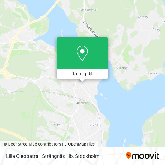 Lilla Cleopatra i Strängnäs Hb karta