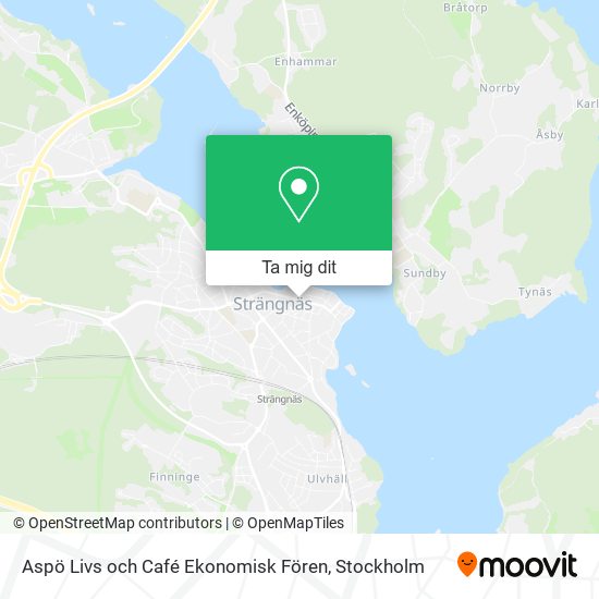 Aspö Livs och Café Ekonomisk Fören karta