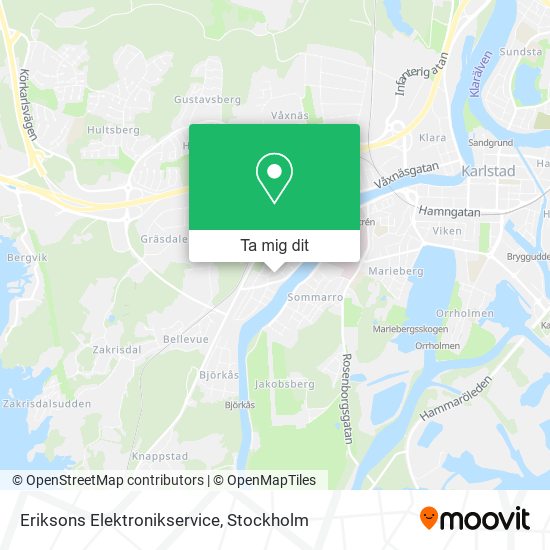 Eriksons Elektronikservice karta