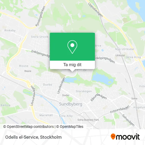 Odells el-Service karta