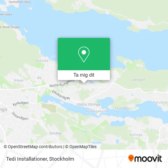 Tedi Installationer karta