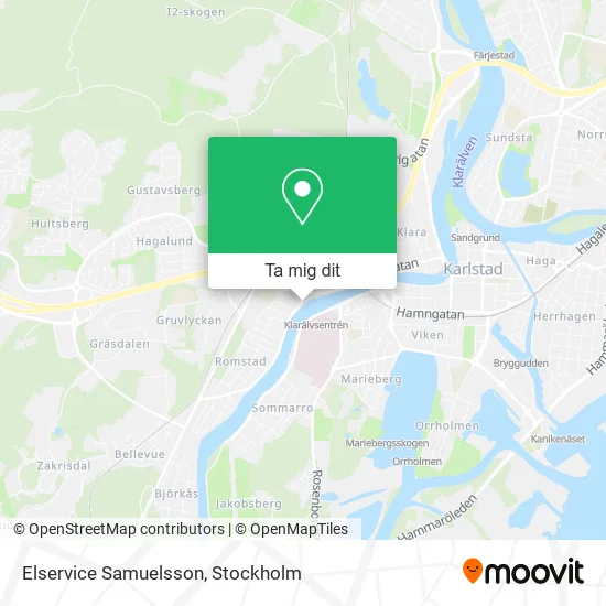 Elservice Samuelsson karta