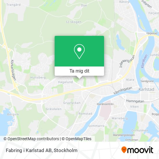 Fabring i Karlstad AB karta