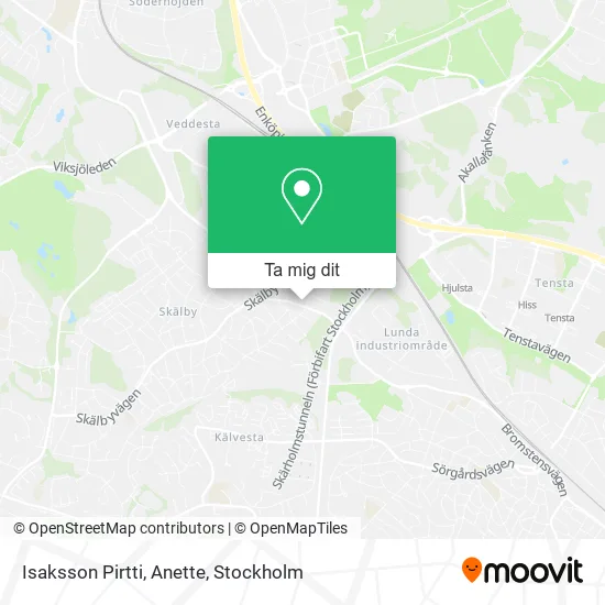 Isaksson Pirtti, Anette karta