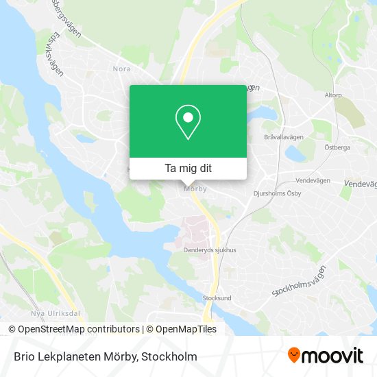 Brio Lekplaneten Mörby karta