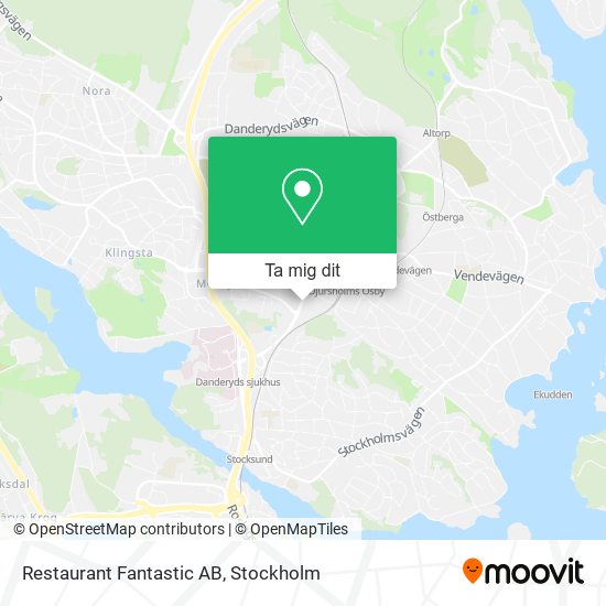 Restaurant Fantastic AB karta