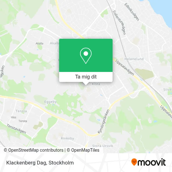 Klackenberg Dag karta