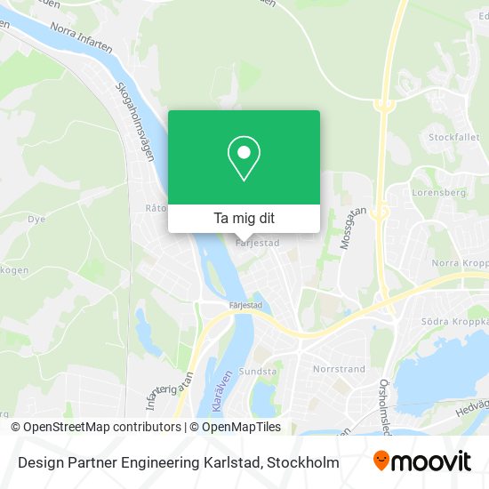 Design Partner Engineering Karlstad karta