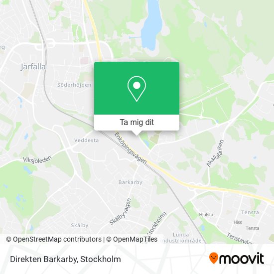 Direkten Barkarby karta